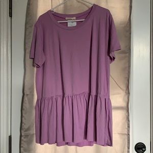 Lilac Peplum Tunic